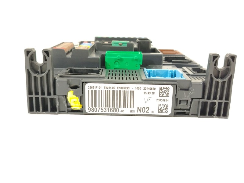 Recambio de caja reles / fusibles para citroën c4 cactus 1.6 hdi 90 referencia OEM IAM 9807531680 BSIN02 