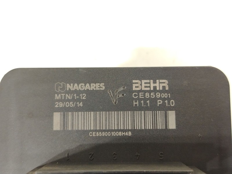 Recambio de resistencia calefaccion para citroën c4 cactus 1.6 hdi 90 referencia OEM IAM 1610497380 CE859001 