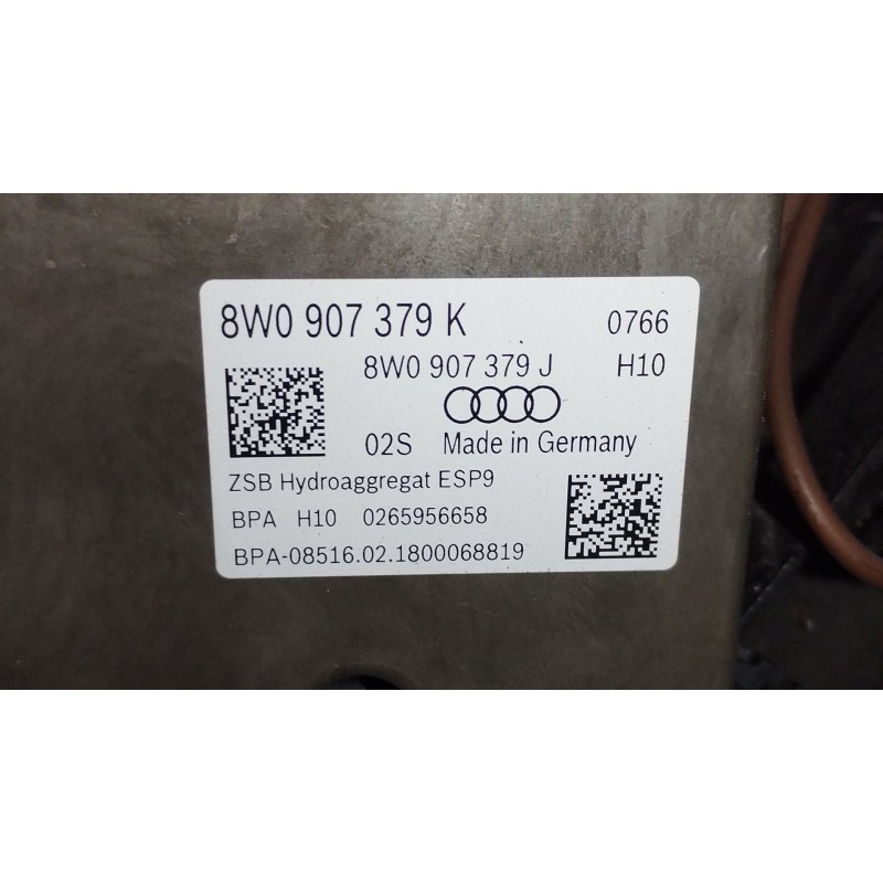 Recambio de abs para audi a4 b9 avant (8w5, 8wd) 2.0 tdi referencia OEM IAM 8W0907379K 8W0614517N 8W0907379J