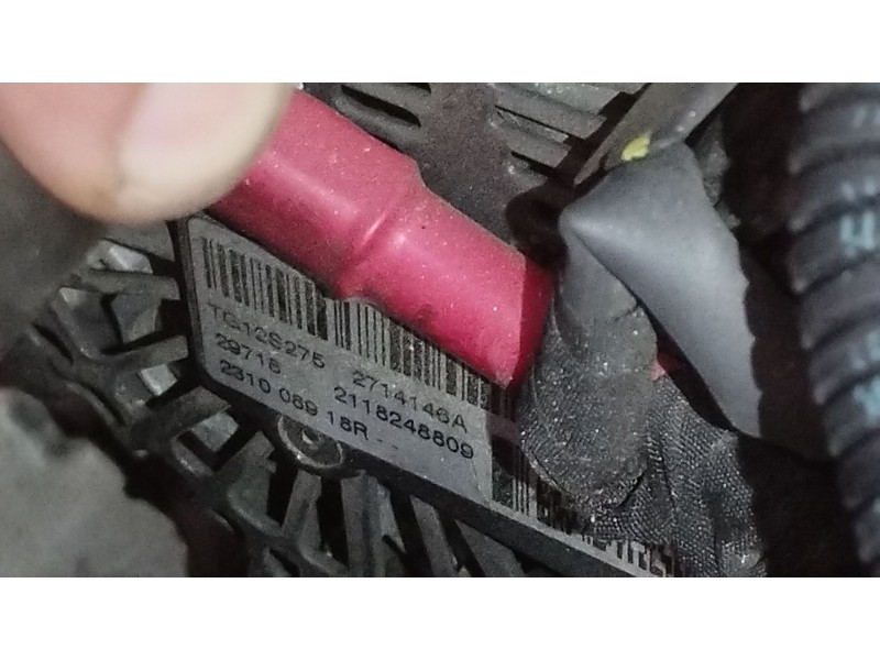 Recambio de alternador para renault captur i (j5_, h5_) 1.5 dci 90 referencia OEM IAM 231008918R  TG12S275