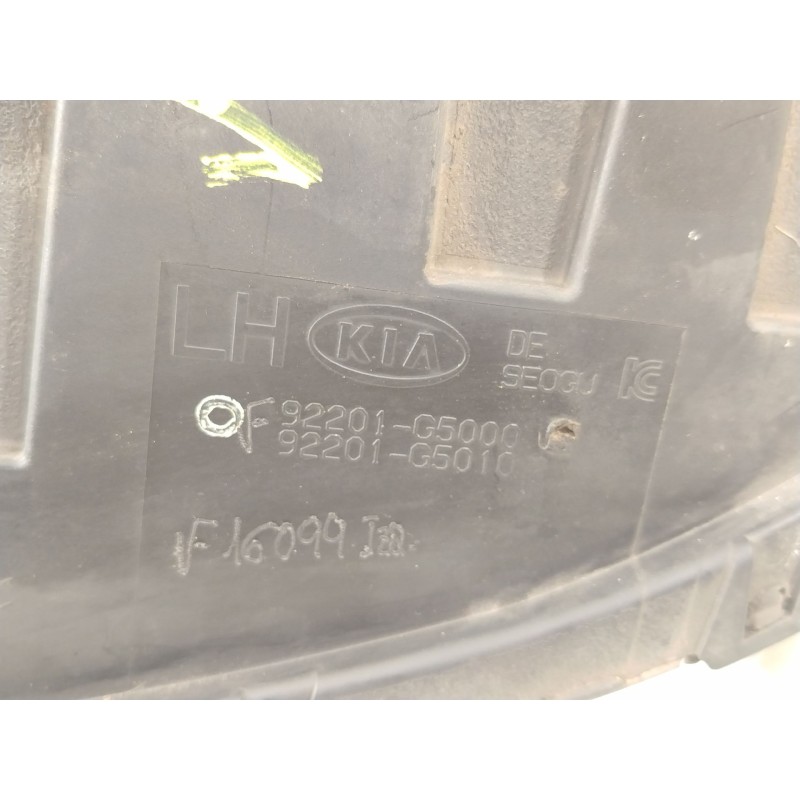 Recambio de faro antiniebla izquierdo para kia niro i (de) 1.6 gdi hybrid referencia OEM IAM 92201G5000 92201G5010 