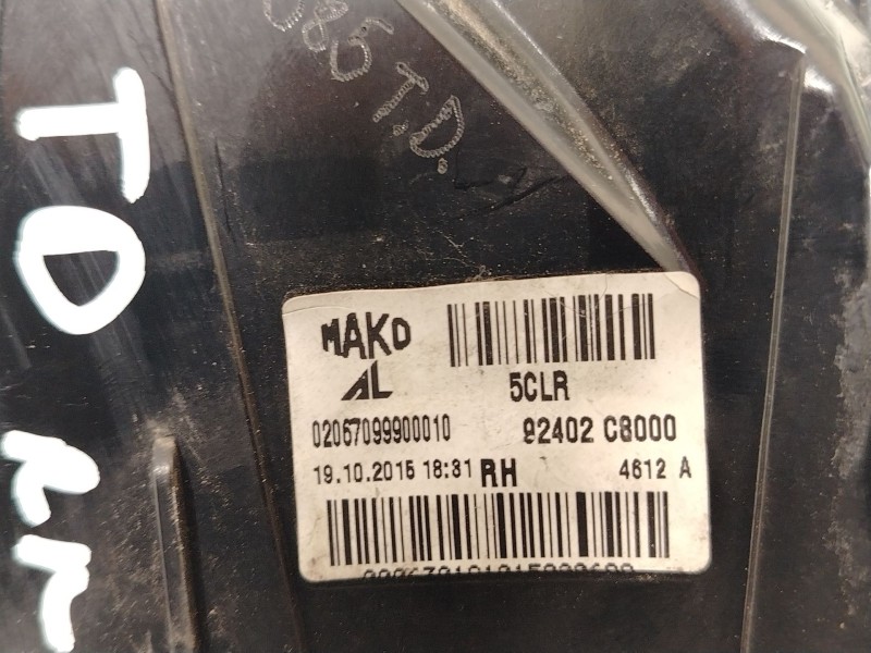 Recambio de piloto trasero derecho para hyundai i20 classic referencia OEM IAM 92402C8000  