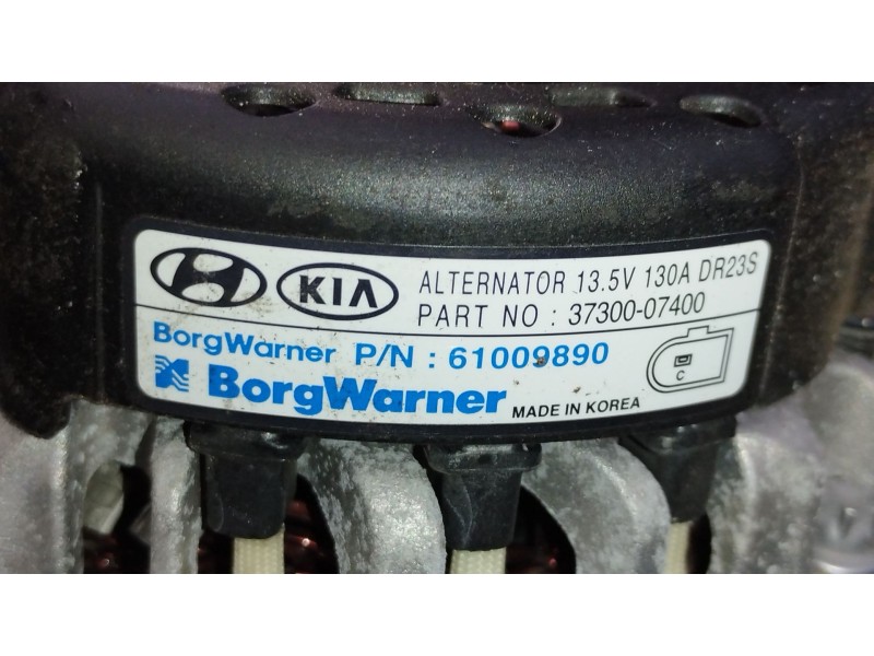 Recambio de alternador para hyundai i30 (pde, pd, pden) 1.5 referencia OEM IAM 3730007400 61009890 