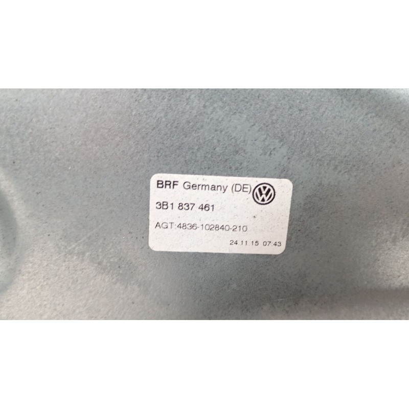 Recambio de elevalunas delantero izquierdo para volkswagen passat b5.5 (3b3) 1.9 tdi referencia OEM IAM 3B1837461 3B4837755D 