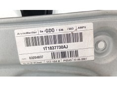 Recambio de elevalunas delantero derecho para volkswagen touran (1t1, 1t2) 2.0 tdi 16v referencia OEM IAM 1T1837730AJ 1T0959702D 2