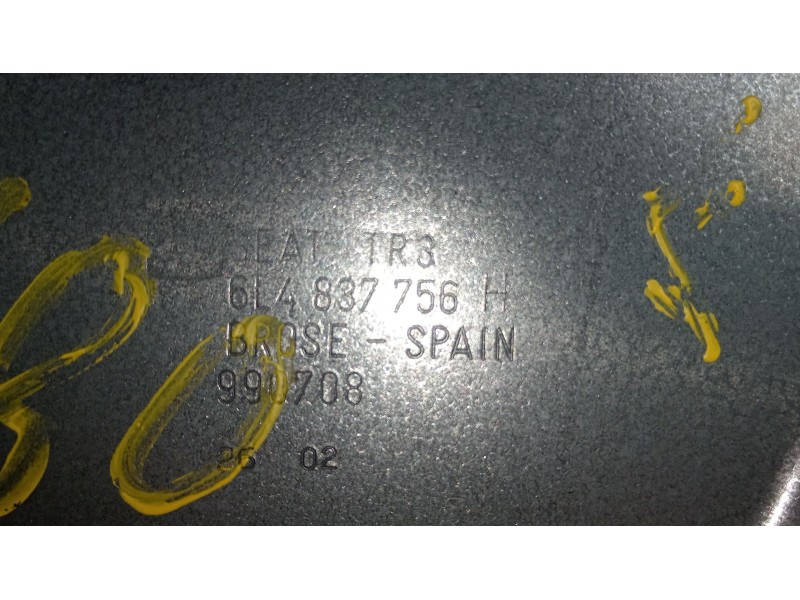Recambio de elevalunas delantero derecho para seat ibiza iii (6l1) 1.9 tdi referencia OEM IAM 6L4837752AQ 6Q2959801A 6L4837756H