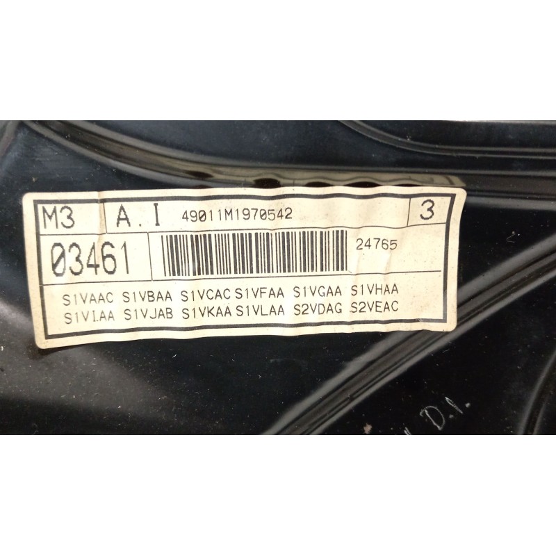 Recambio de elevalunas delantero izquierdo para seat leon (1m1) 1.6 16 v referencia OEM IAM 1M1970542 1J0959801F 1M0837755