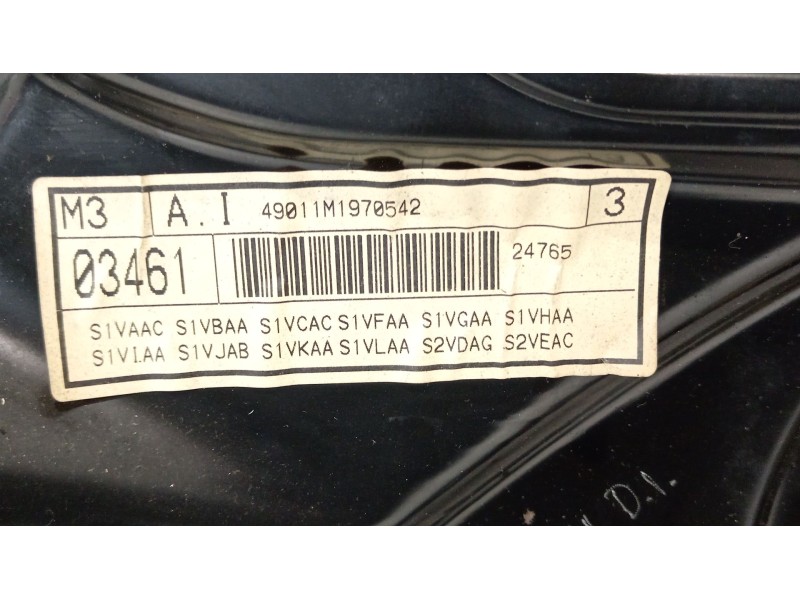 Recambio de elevalunas delantero izquierdo para seat leon (1m1) 1.6 16 v referencia OEM IAM 1M1970542 1J0959801F 1M0837755