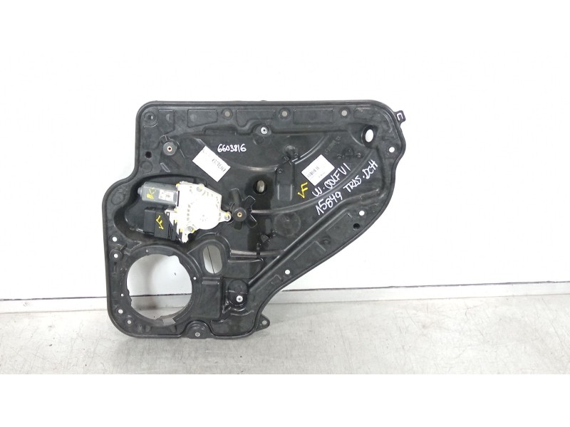 Recambio de elevalunas trasero derecho para volkswagen golf vi (5k1) 1.4 tsi referencia OEM IAM 5K4839462A 5K4839730H 1K0959704A