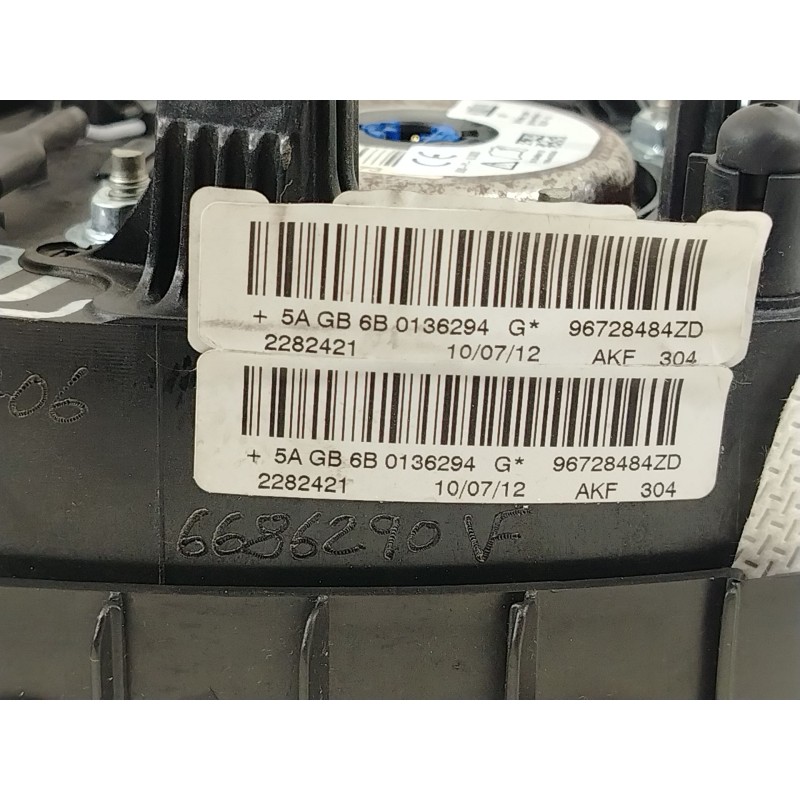 Recambio de airbag delantero izquierdo para peugeot 208 i (ca_, cc_) 1.2 vti 82 referencia OEM IAM 96728484ZD  