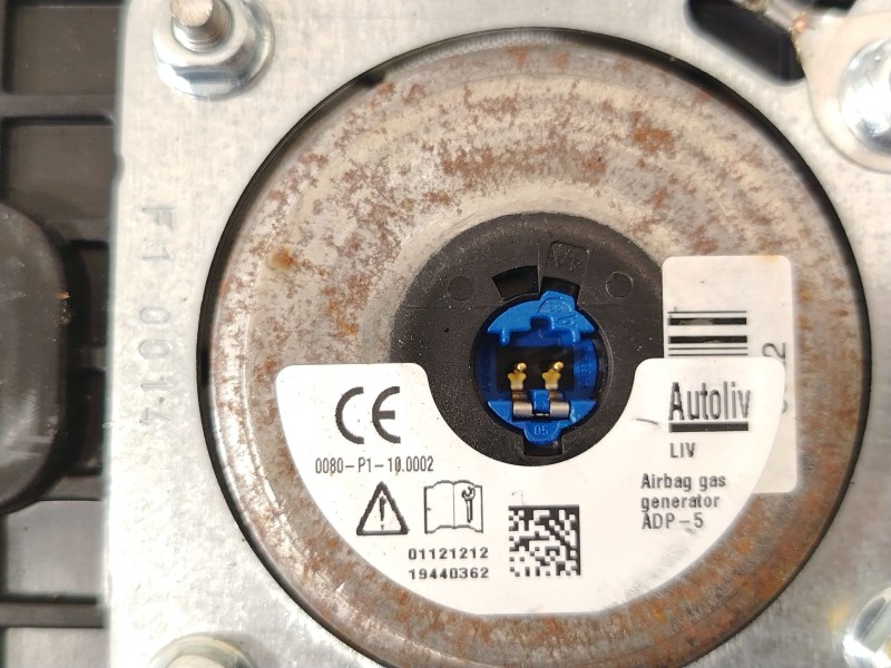 Recambio de airbag delantero derecho para peugeot 208 i (ca_, cc_) 1.2 vti 82 referencia OEM IAM 9672848580  