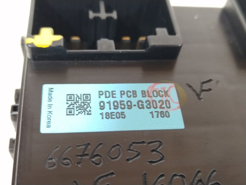 Recambio de caja reles / fusibles para hyundai i30 (pde, pd, pden) 1.0 t-gdi referencia OEM IAM 91959G3020  