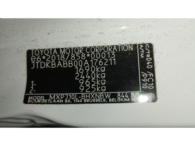 Recambio de motor completo para toyota yaris (_p21_, _pa1_, _ph1_) 1.5 hybrid (mxph11) referencia OEM IAM M15A  