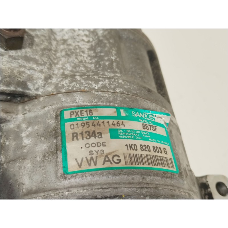 Recambio de compresor aire acondicionado para volkswagen golf v (1k1) 1.9 tdi referencia OEM IAM 1K0820803G PXE16 