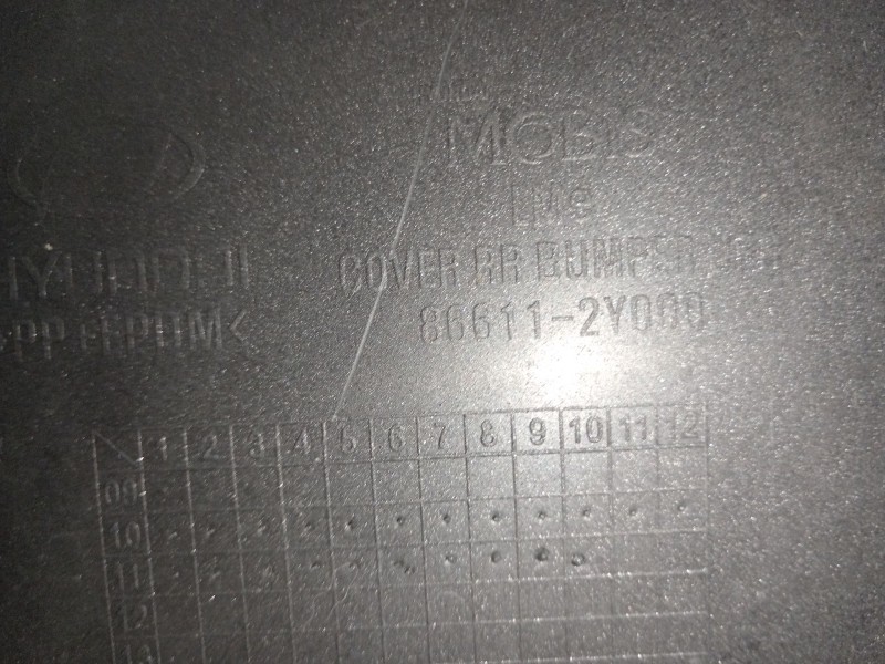 Recambio de paragolpes trasero para hyundai ix35 (lm, el, elh) 1.7 crdi referencia OEM IAM 866112Y000  