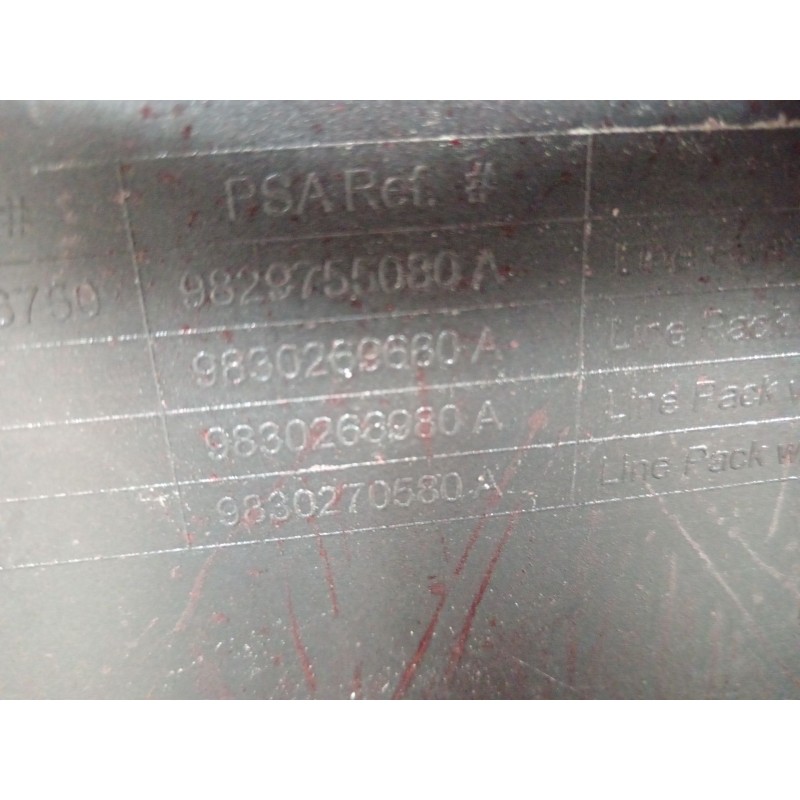 Recambio de paragolpes trasero para opel corsa f (p2jo) 1.2 (68) referencia OEM IAM 9829755080  