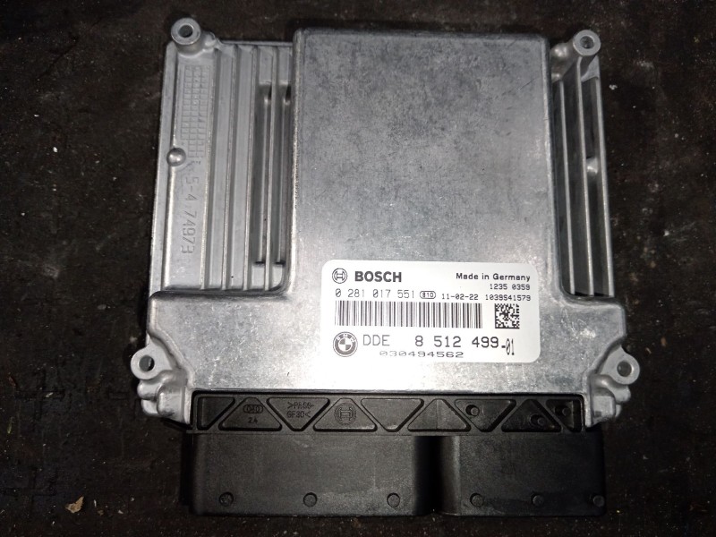 Recambio de centralita motor uce para bmw 1 (e81) 116 d referencia OEM IAM 8512499 0281017551 DDE8512499