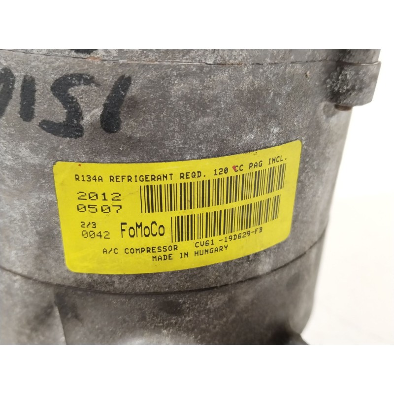 Recambio de compresor aire acondicionado para ford focus iii sedán 1.0 ecoboost referencia OEM IAM CV6119D629FB  