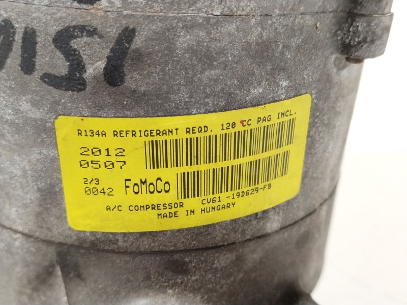 Recambio de compresor aire acondicionado para ford focus iii sedán 1.0 ecoboost referencia OEM IAM CV6119D629FB  