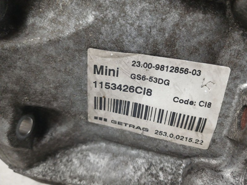 Recambio de caja cambios para mini mini countryman (r60) cooper d referencia OEM IAM 2300981285603 GS653DG 2530021522