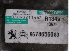 Recambio de compresor aire acondicionado para peugeot 2008 i (cu_) 1.6 vti referencia OEM IAM 9678656080 SD6C12  2