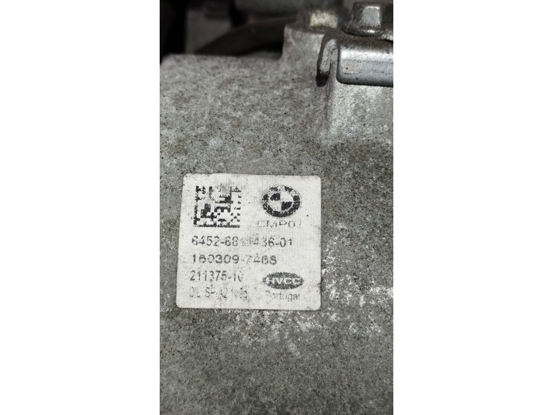 Recambio de compresor aire acondicionado para bmw serie 5 lim. (f10) 520d efficientdynamics edition referencia OEM IAM 645298906