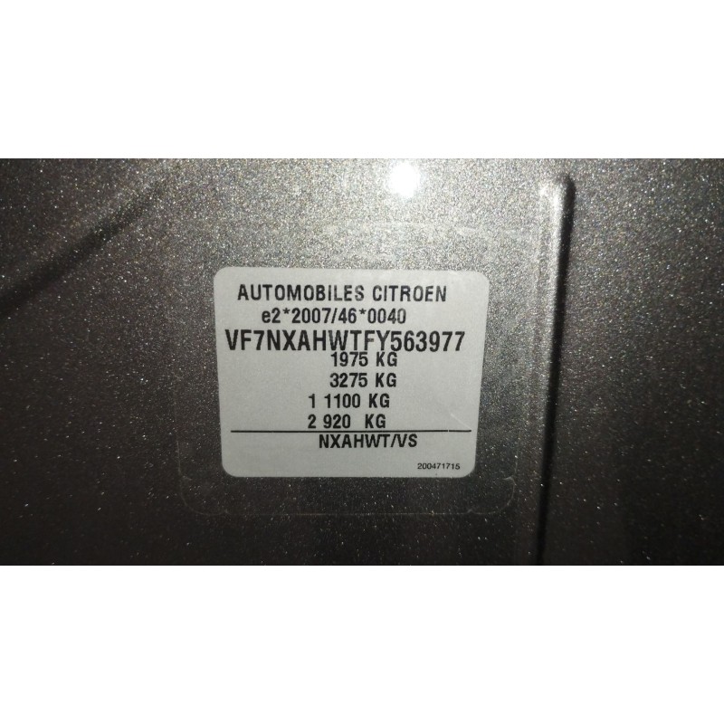 Recambio de motor completo para citroën ds4 (nx_) 2.0 bluehdi 180 referencia OEM IAM AH02 DW10F 