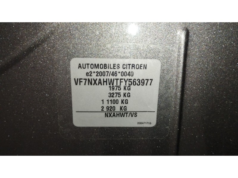 Recambio de motor completo para citroën ds4 (nx_) 2.0 bluehdi 180 referencia OEM IAM AH02 DW10F 