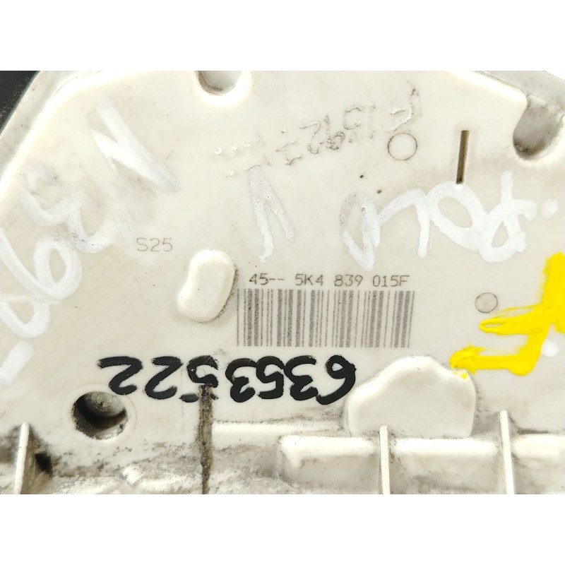 Recambio de cerradura puerta trasera izquierda para volkswagen polo v (6r1, 6c1) 1.6 tdi referencia OEM IAM 5K4839015F  