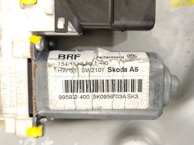 Recambio de elevalunas trasero izquierdo para skoda octavia berlina (1z3) ambition referencia OEM IAM 5K0959703A  5K0959795