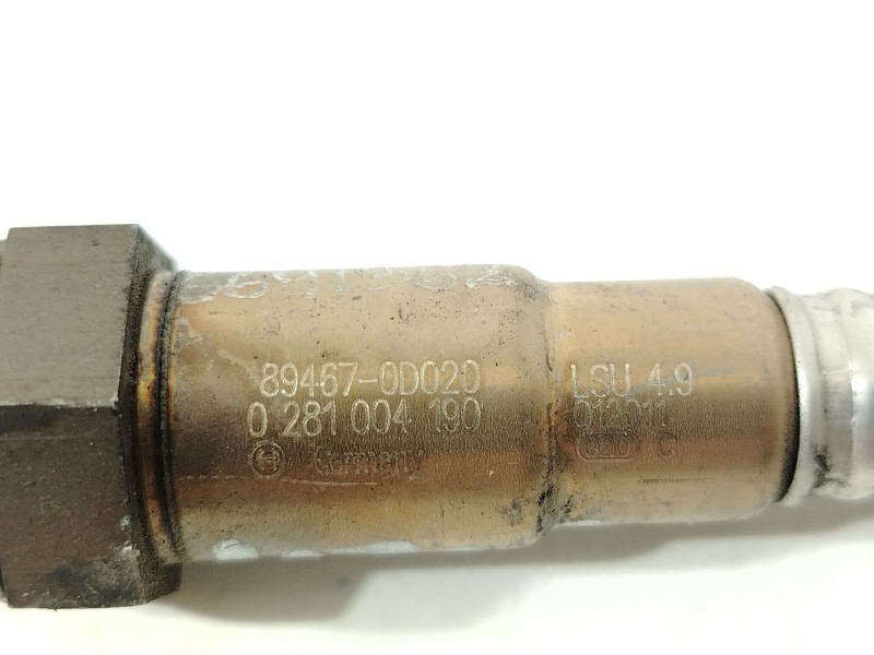 Recambio de sonda lambda para toyota yaris connect referencia OEM IAM 894670D020  