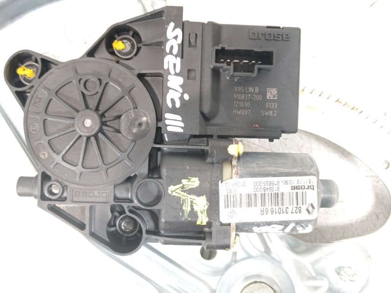 Recambio de elevalunas trasero izquierdo para renault scénic iii (jz0/1_) 1.2 tce referencia OEM IAM 827310166R 966416102 