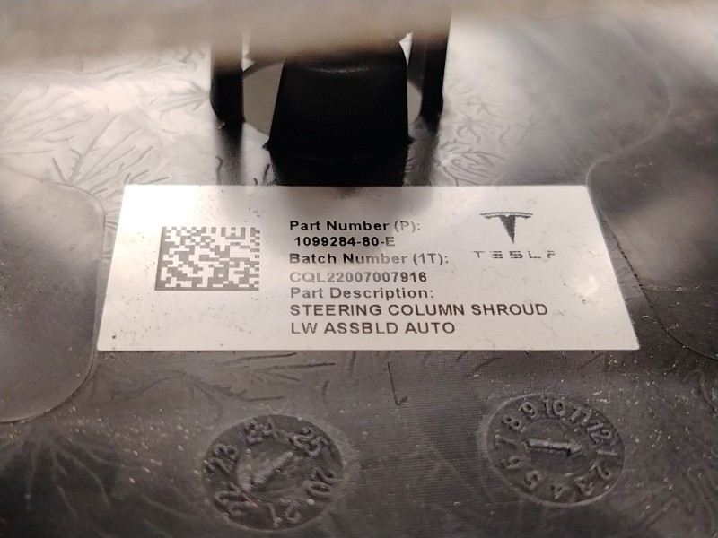 Recambio de moldura para tesla model 3 (5yj3) ev referencia OEM IAM 110057280E 109928480E 