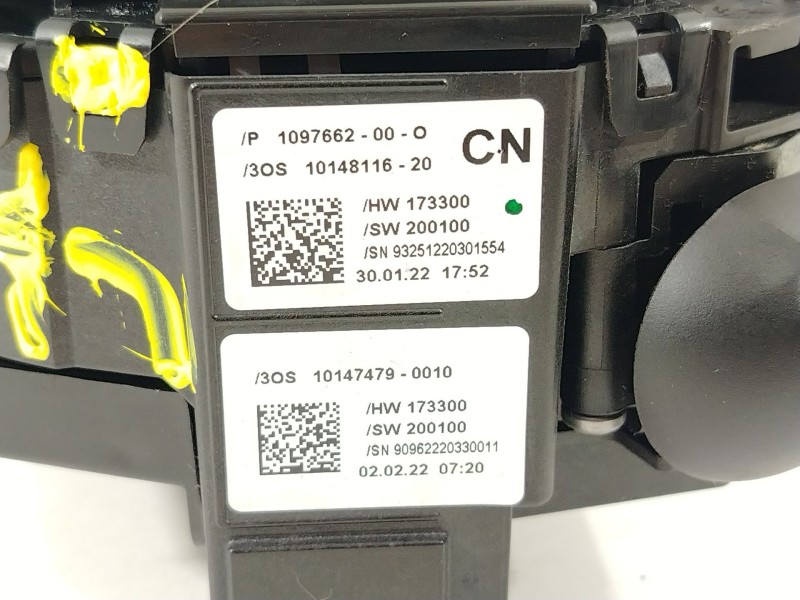 Recambio de mando limpia para tesla model 3 (5yj3) ev referencia OEM IAM 109766200O 101474790010 