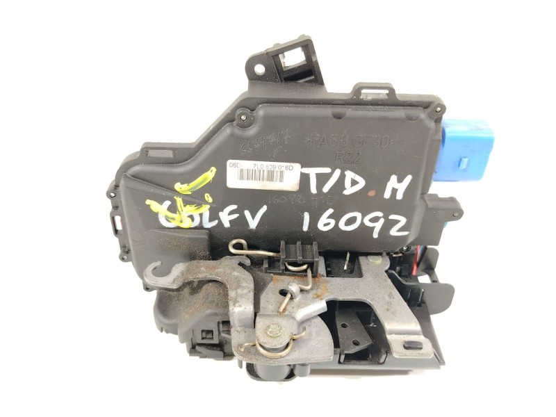 Recambio de cerradura puerta trasera derecha para volkswagen golf v (1k1) 1.4 tsi referencia OEM IAM 7L0839016D  