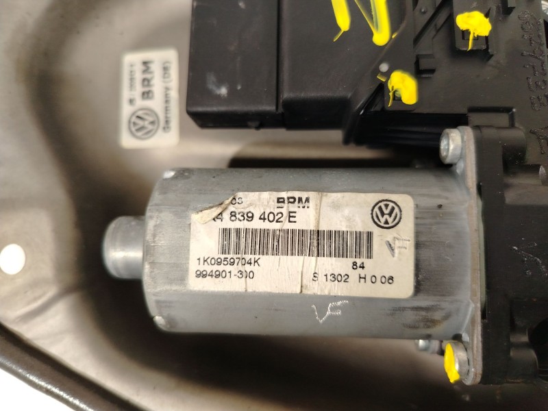 Recambio de elevalunas trasero derecho para volkswagen golf v (1k1) 1.4 tsi referencia OEM IAM 1K4839402E 1K4839462A 