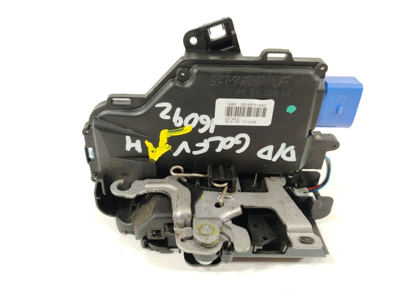 Recambio de cerradura puerta delantera derecha para volkswagen golf v (1k1) 1.4 tsi referencia OEM IAM 3D1837016AC  