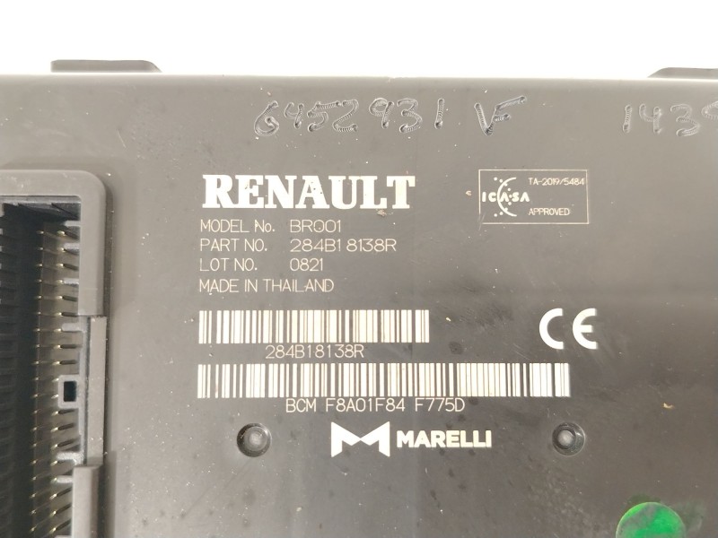 Recambio de modulo electronico para dacia sandero iii 1.0 tce 90 referencia OEM IAM 284B18138R  
