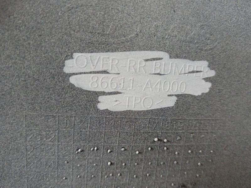 Recambio de paragolpes trasero para kia carens iv 1.6 gdi referencia OEM IAM 86611A4000  