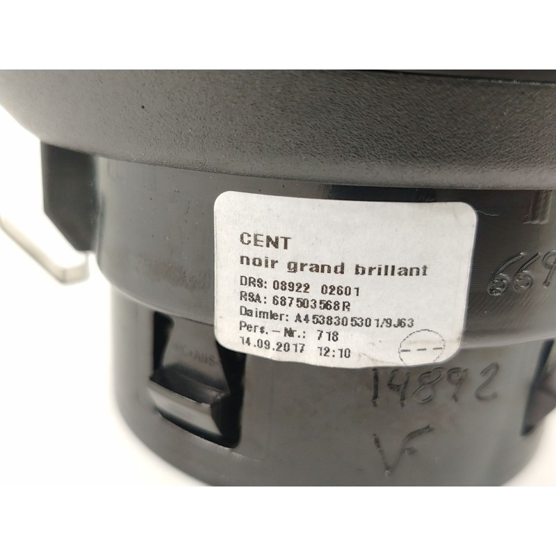 Recambio de rejilla aireadora para smart forfour hatchback (453) 0.9 (453.044, 453.053) referencia OEM IAM 687503568R A453830530