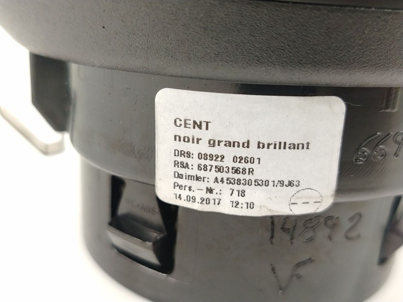 Recambio de rejilla aireadora para smart forfour hatchback (453) 0.9 (453.044, 453.053) referencia OEM IAM 687503568R A453830530