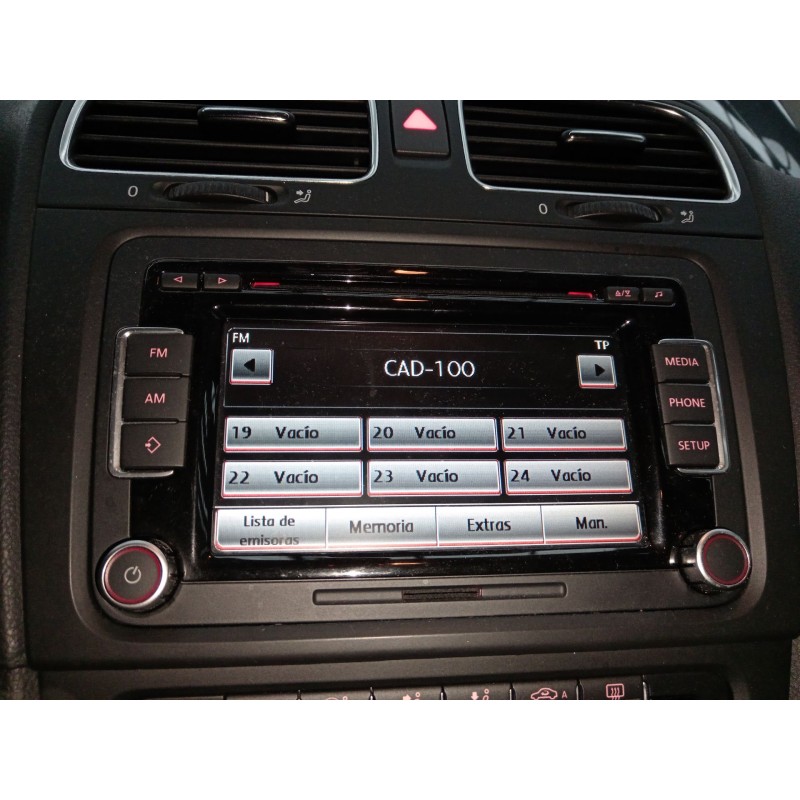 Recambio de sistema audio / radio cd para volkswagen golf vi (5k1) 1.4 tsi referencia OEM IAM 5K0035190B  