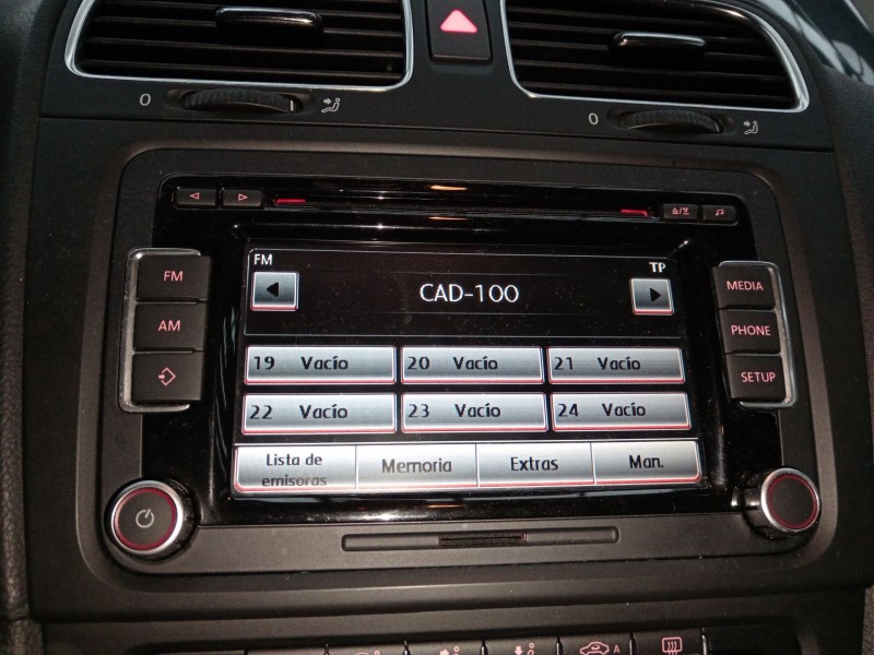 Recambio de sistema audio / radio cd para volkswagen golf vi (5k1) 1.4 tsi referencia OEM IAM 5K0035190B  