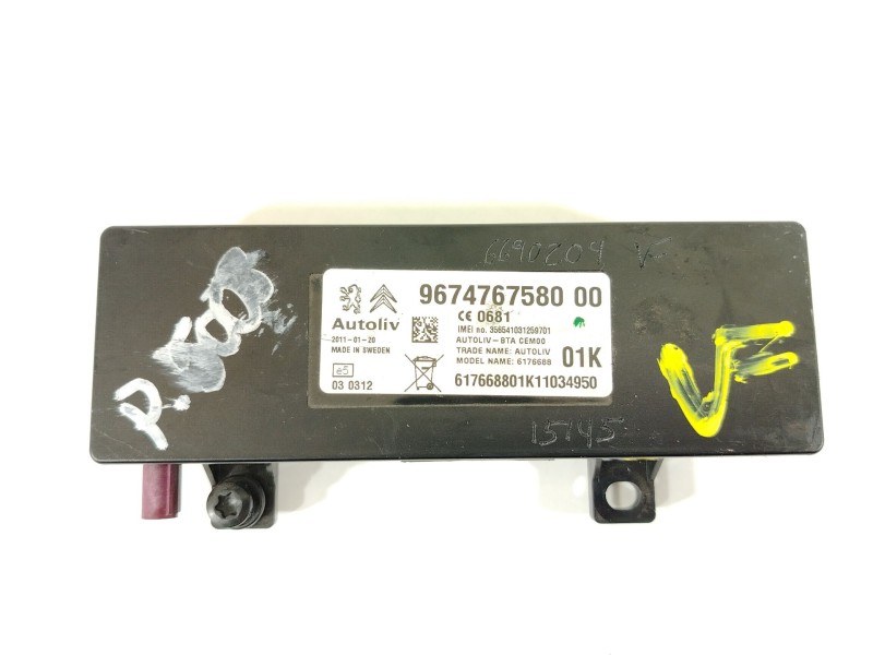 Recambio de modulo electronico para peugeot 5008 (0u_, 0e_) 1.6 hdi referencia OEM IAM 9674767580  