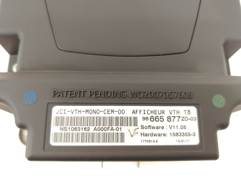 Recambio de cuadro instrumentos para peugeot 5008 (0u_, 0e_) 1.6 hdi referencia OEM IAM 96665877ZD  