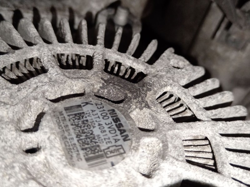 Recambio de alternador para nissan juke (f15) 1.5 dci referencia OEM IAM 231003VD1A  A3TJ4081ZE