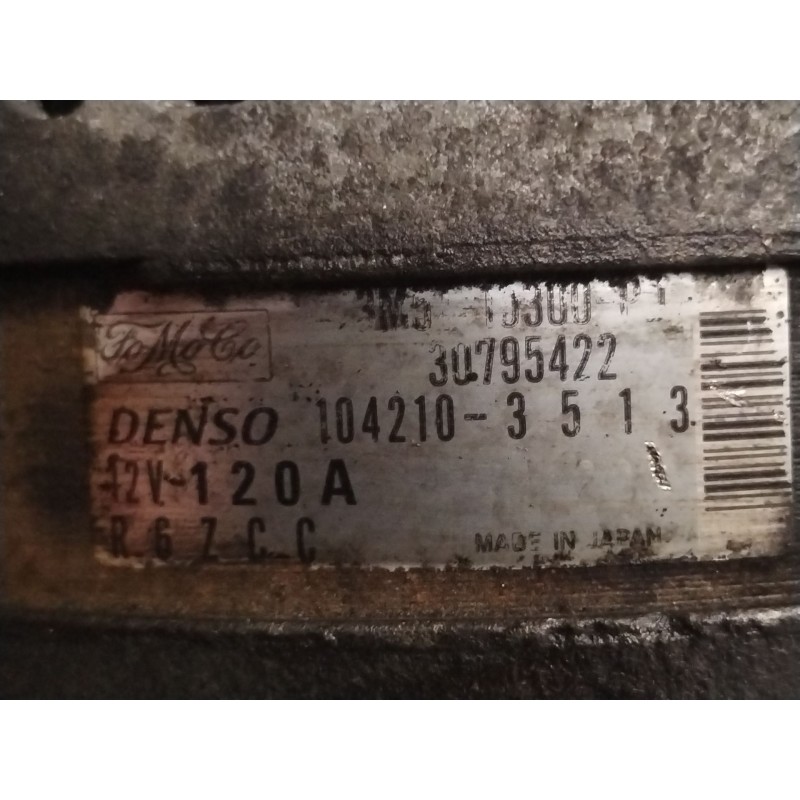 Recambio de alternador para ford focus c-max (dm2) 1.6 tdci referencia OEM IAM 3M5T10300PD D632685R 
