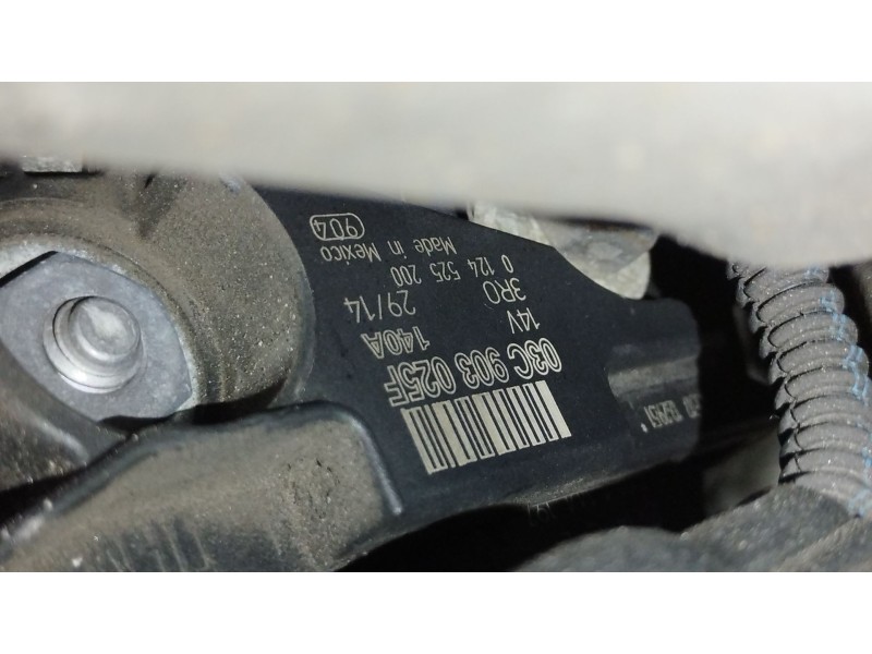 Recambio de alternador para volkswagen beetle (5c1, 5c2) 1.2 tsi 16v referencia OEM IAM 03C903025F 0124525200 