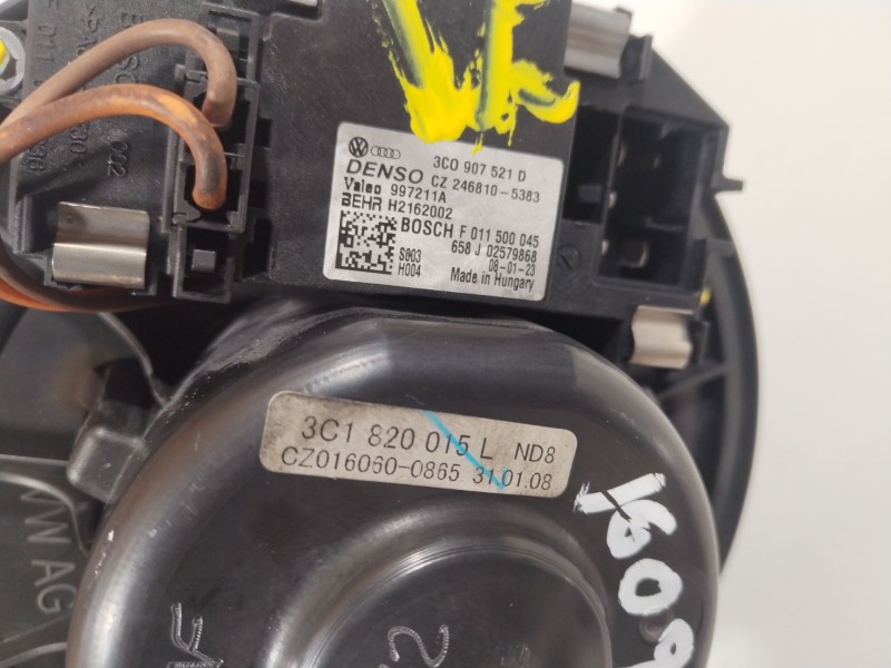 Recambio de ventilador calefaccion para volkswagen golf v (1k1) 1.4 tsi referencia OEM IAM 3C1820015L 3C0907521D 