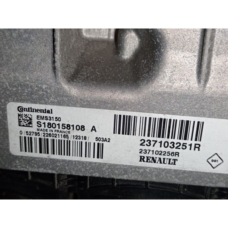 Recambio de centralita motor uce para renault scénic iii (jz0/1_) 1.2 tce referencia OEM IAM 237103251R 237102256R S180158108A